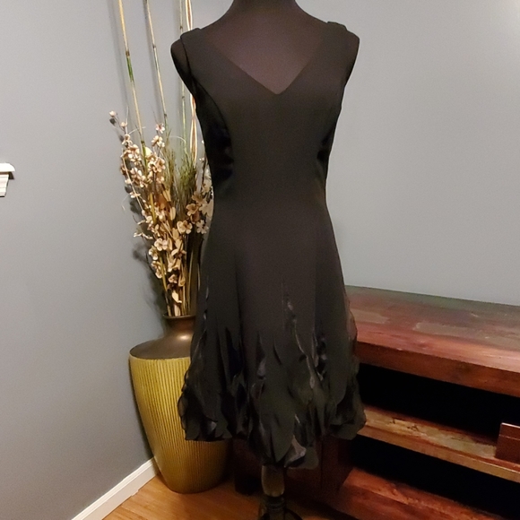 White House Black Market Dresses & Skirts - White House Black Market Black V Neck Dress NWT